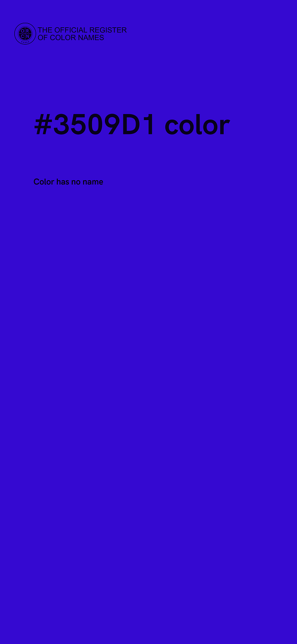 #3509D1 color image