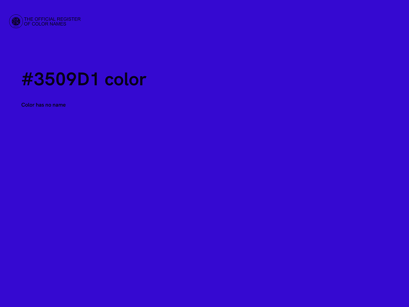#3509D1 color image
