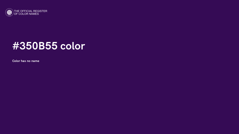 #350B55 color image