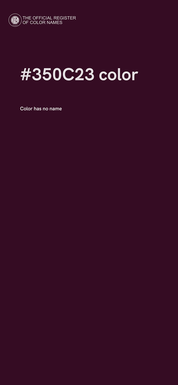 #350C23 color image