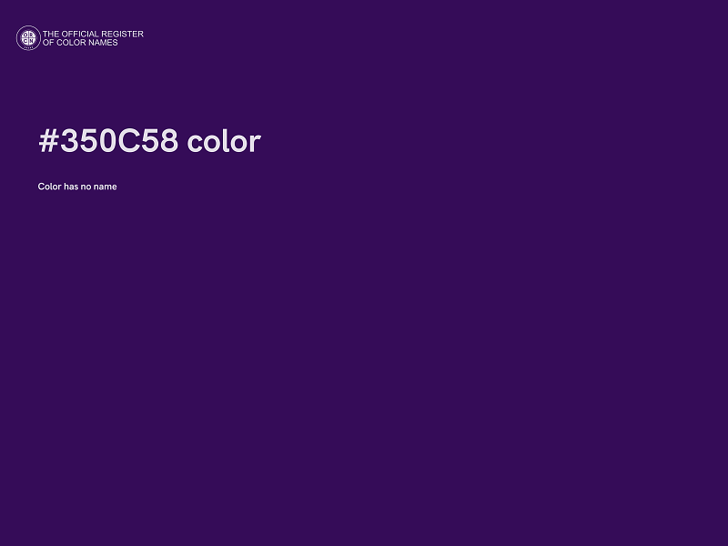 #350C58 color image