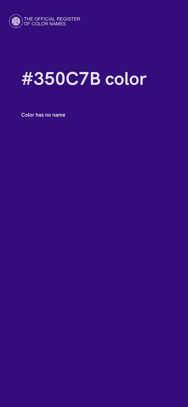 #350C7B color image