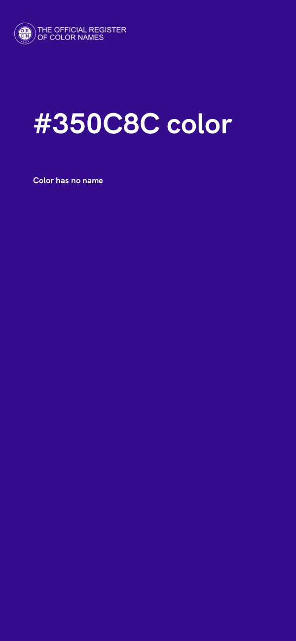 #350C8C color image