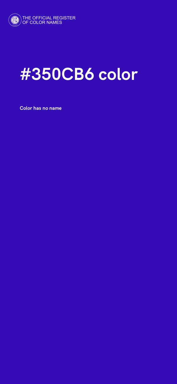 #350CB6 color image