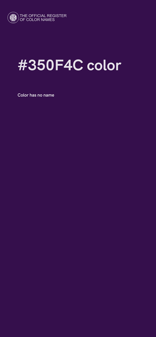 #350F4C color image