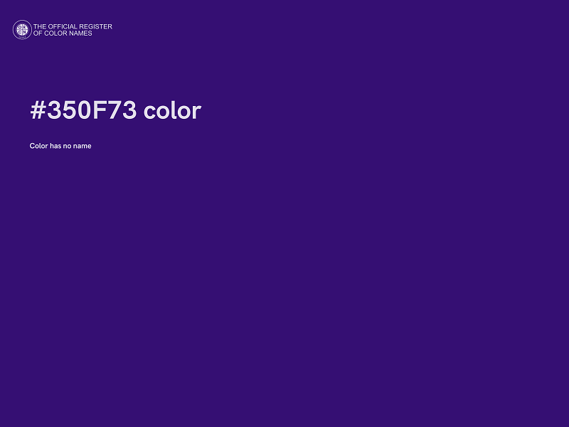 #350F73 color image
