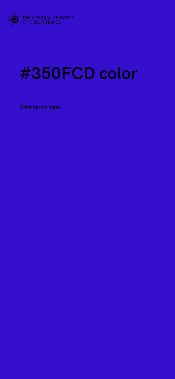 #350FCD color image