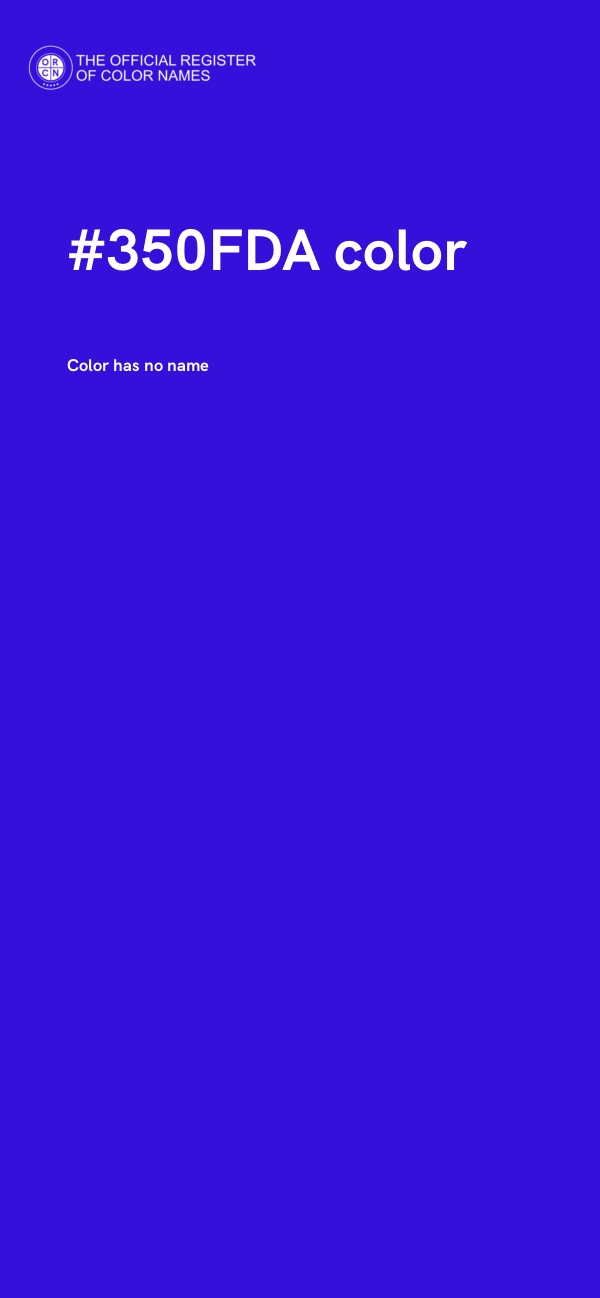 #350FDA color image