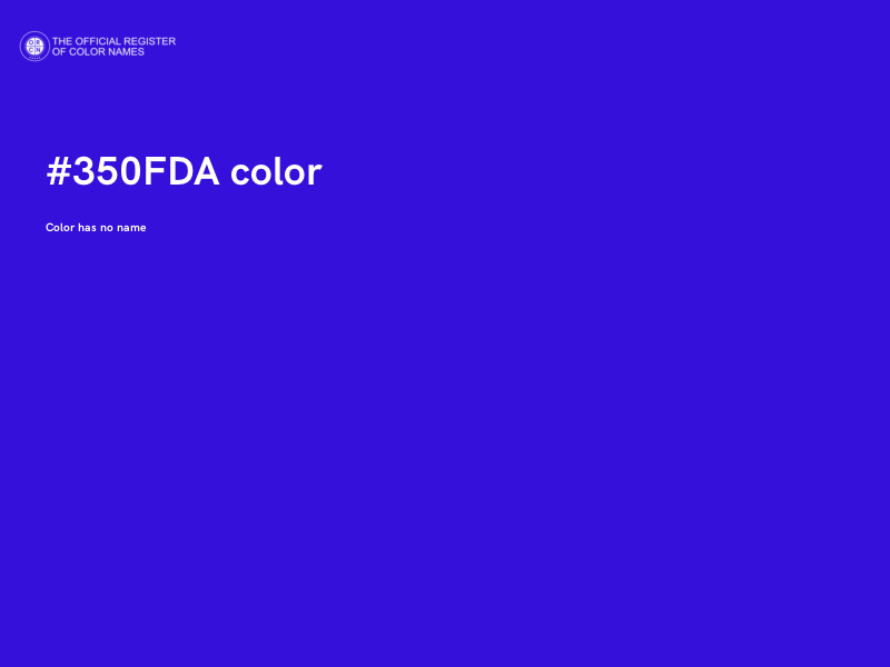 #350FDA color image