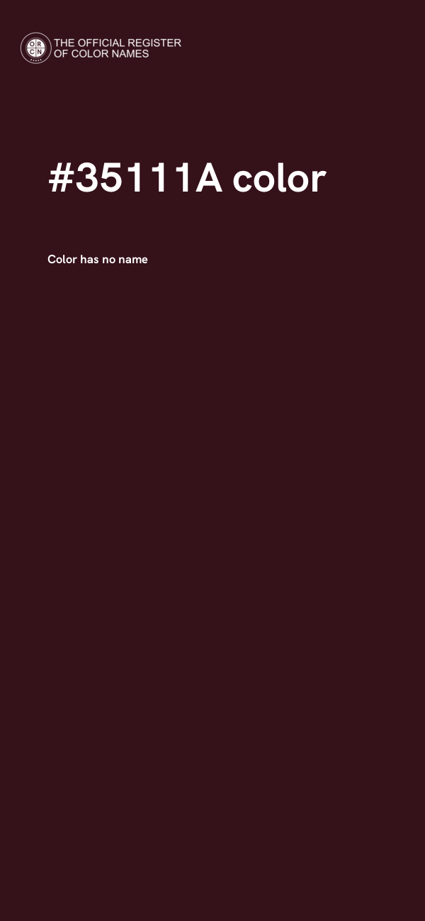 #35111A color image