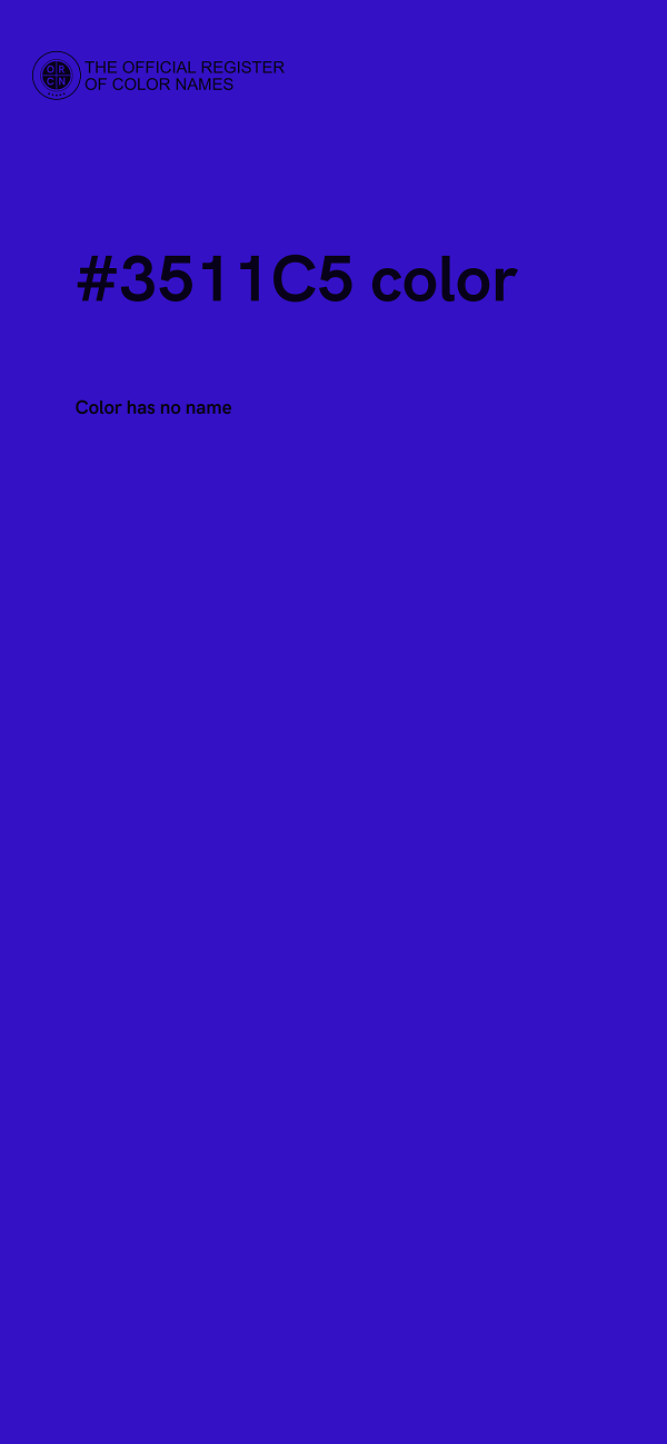#3511C5 color image