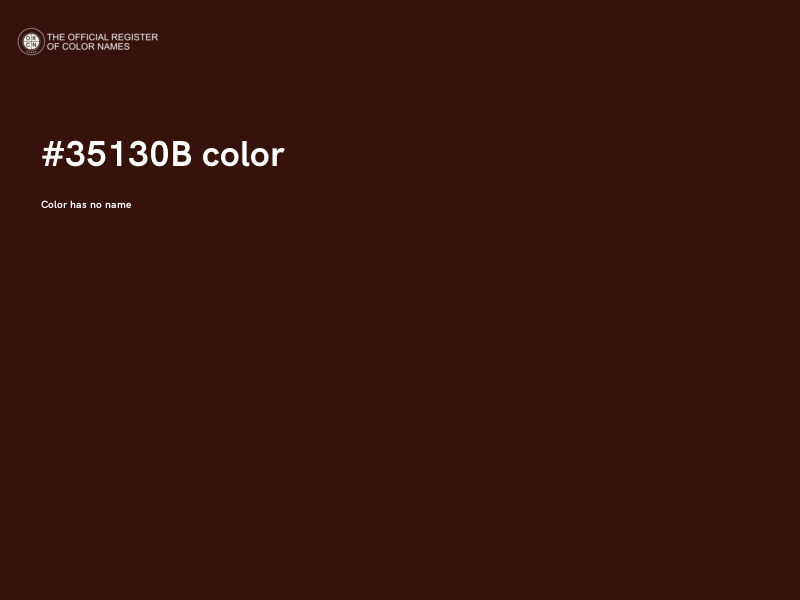 #35130B color image
