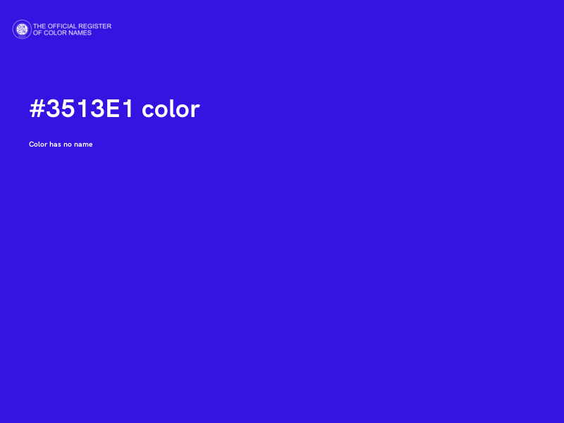 #3513E1 color image