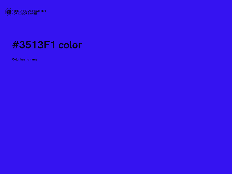 #3513F1 color image