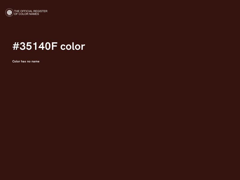#35140F color image