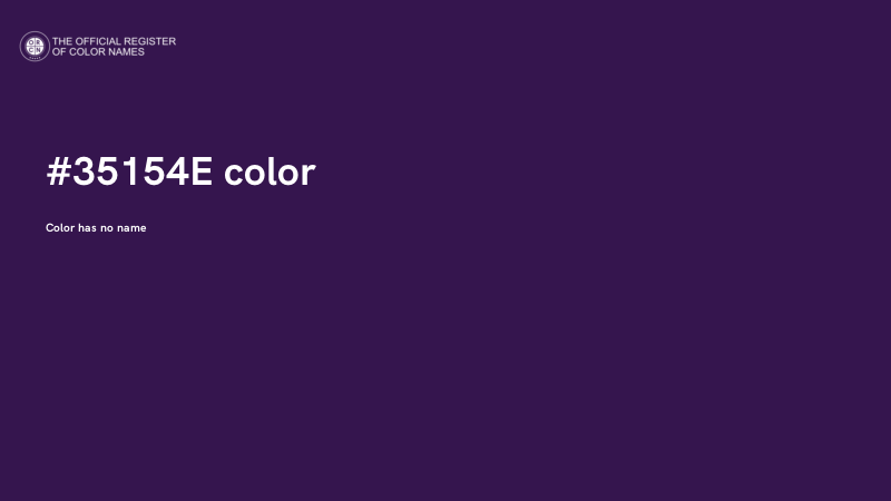 #35154E color image