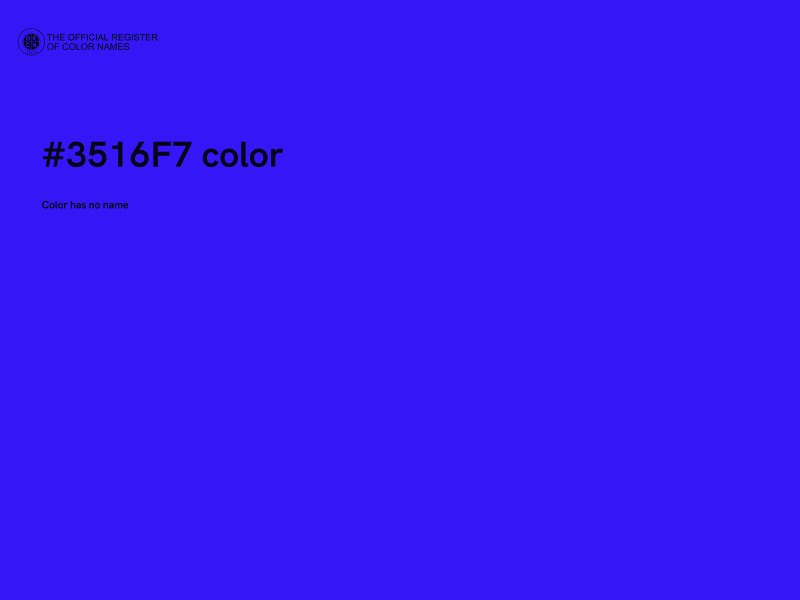 #3516F7 color image