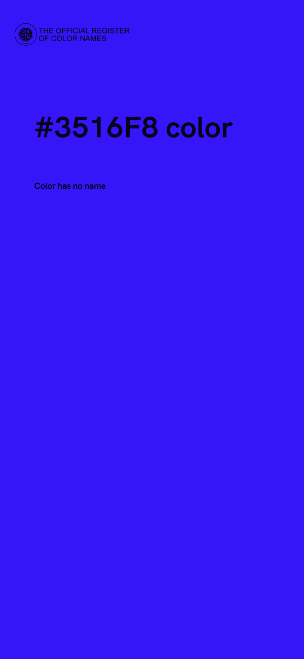 #3516F8 color image