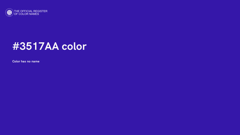 #3517AA color image