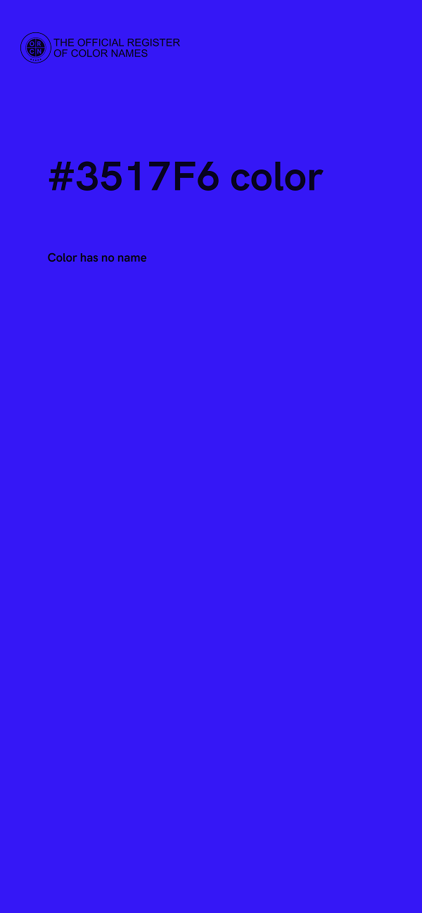 #3517F6 color image