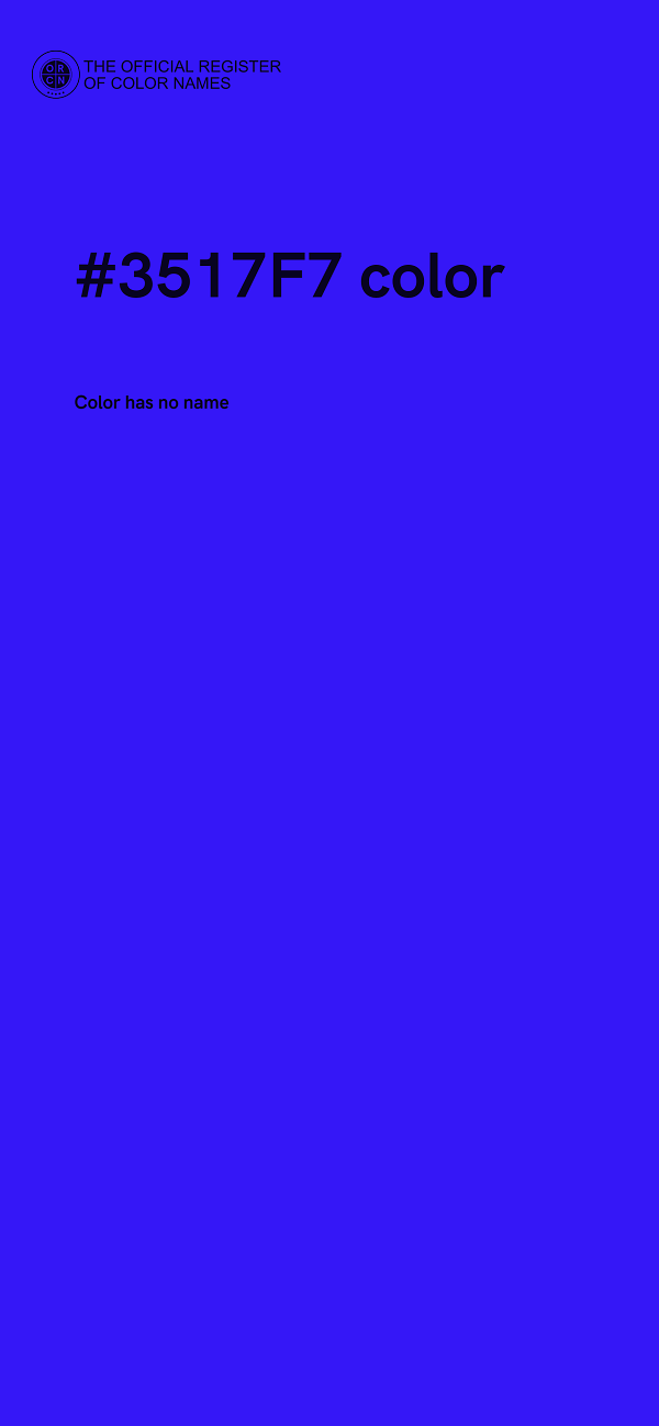 #3517F7 color image