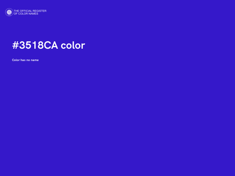 #3518CA color image