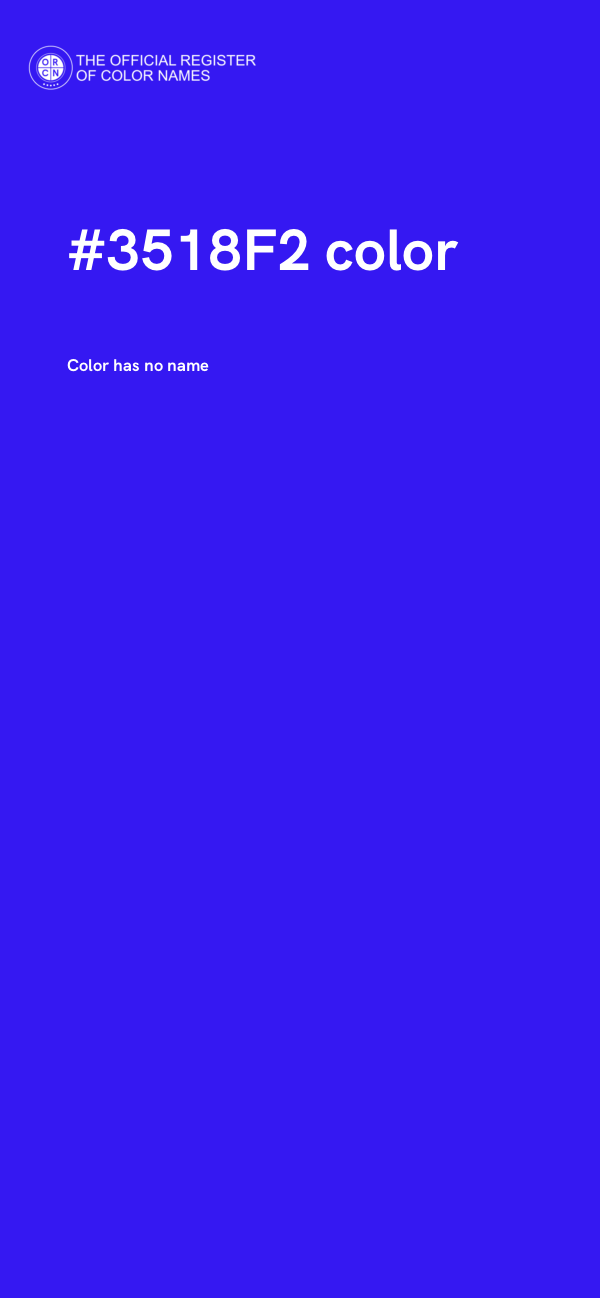 #3518F2 color image