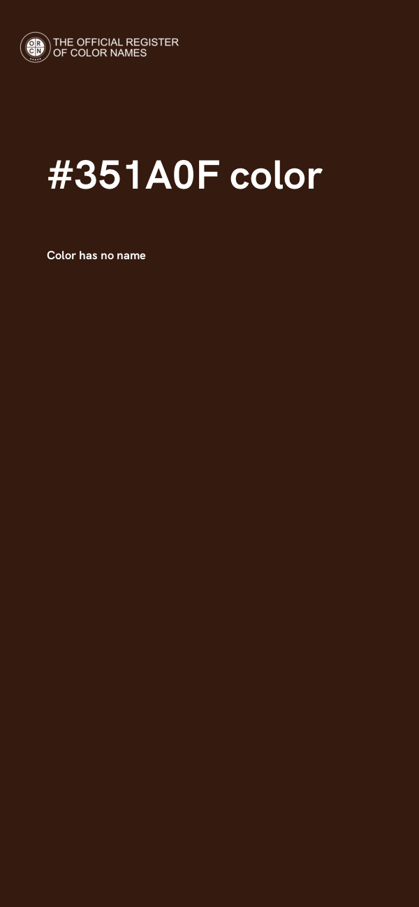 #351A0F color image