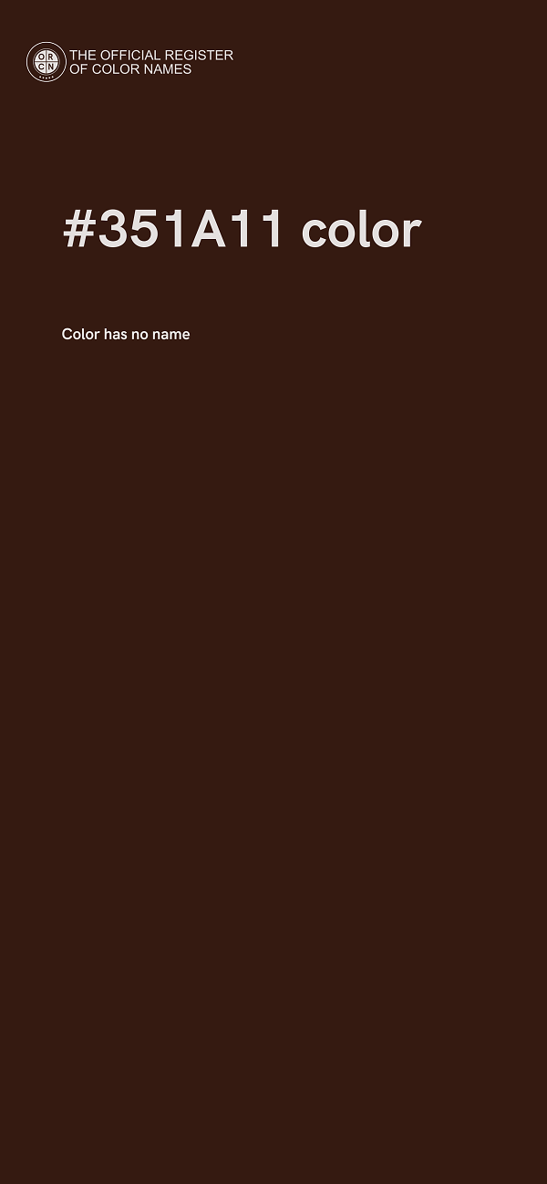 #351A11 color image