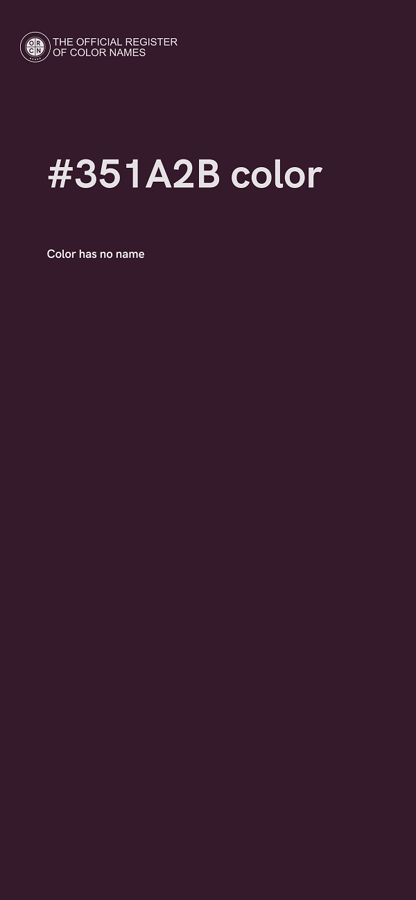 #351A2B color image