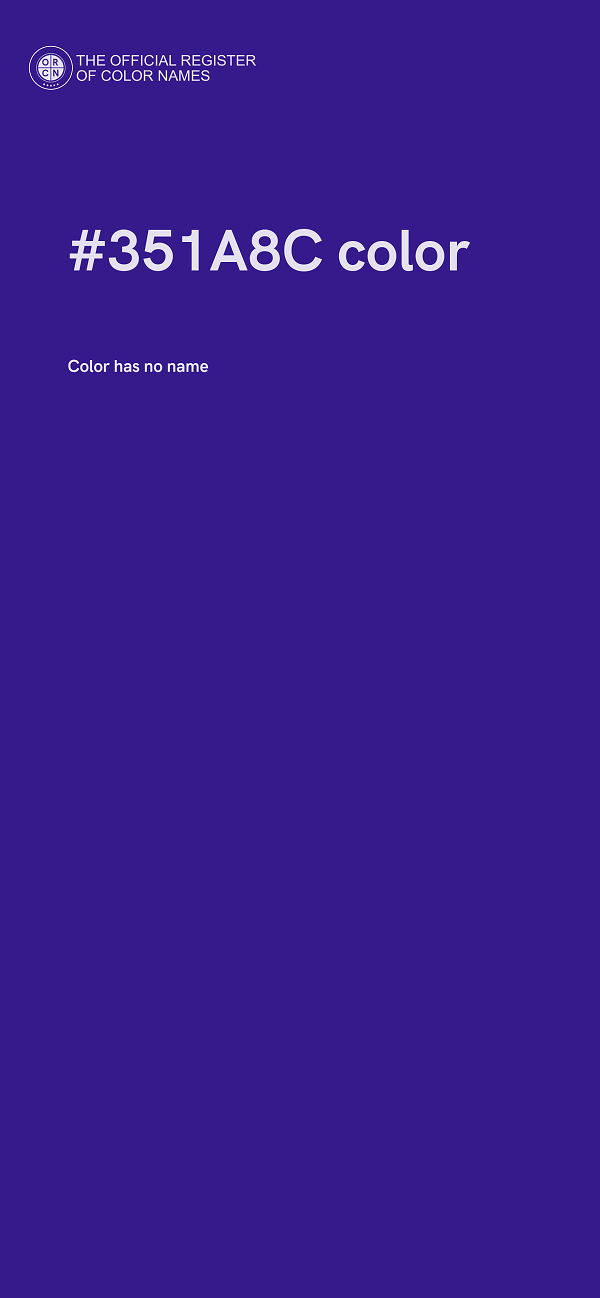 #351A8C color image