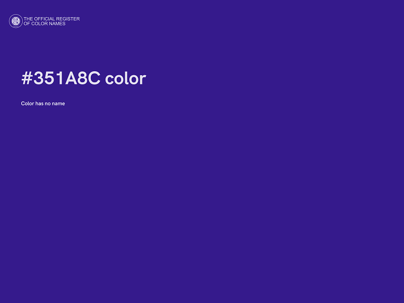 #351A8C color image