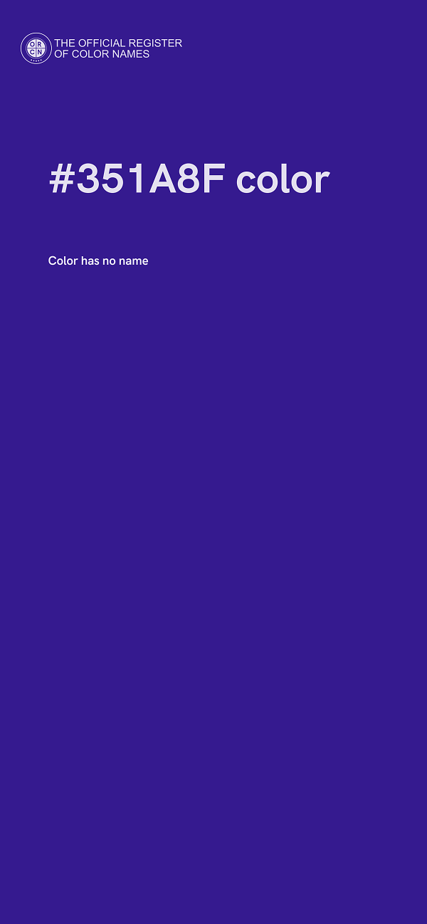 #351A8F color image