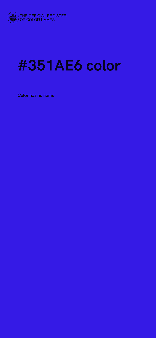 #351AE6 color image