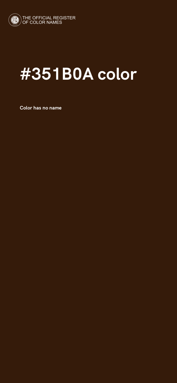 #351B0A color image