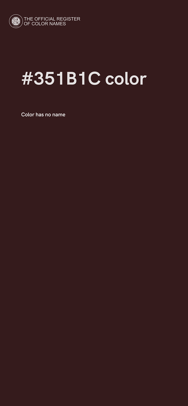 #351B1C color image