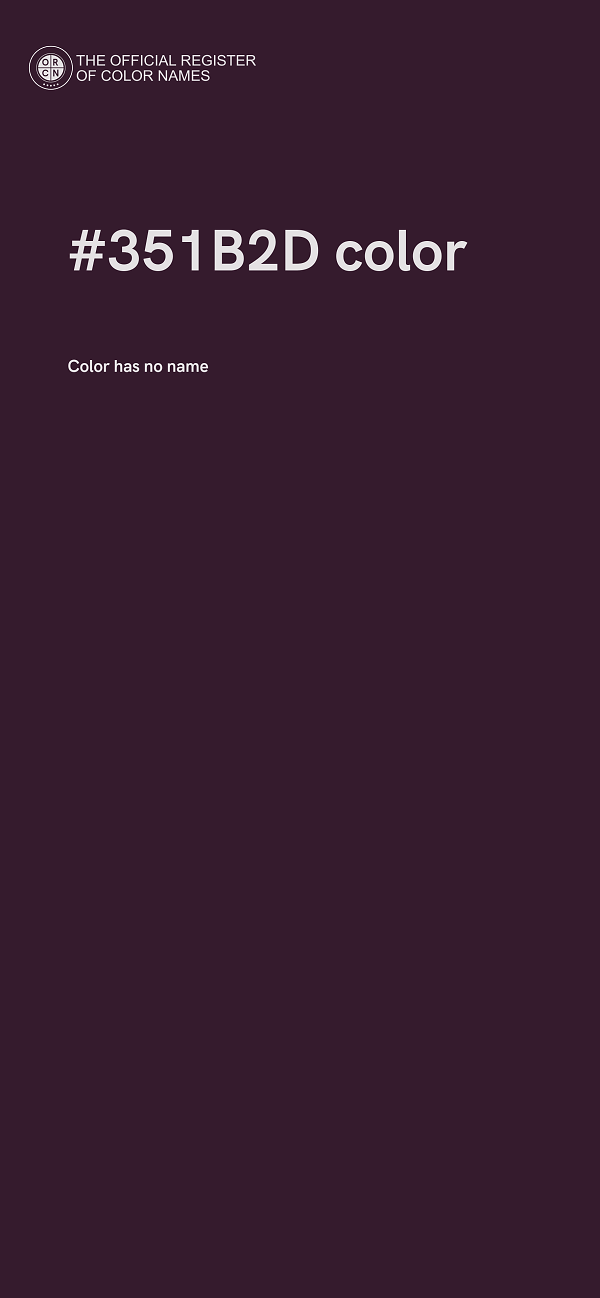#351B2D color image