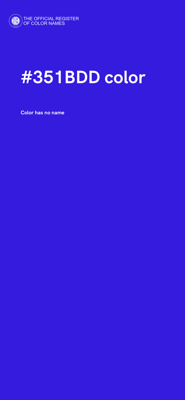 #351BDD color image