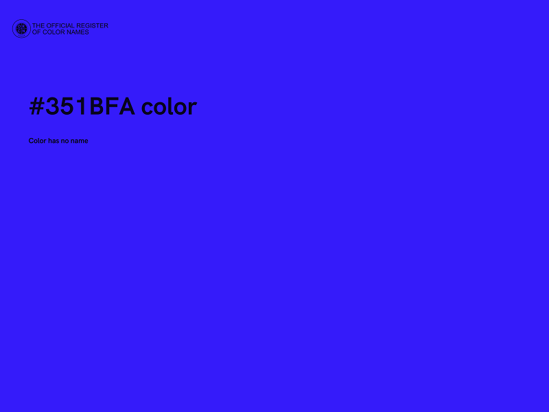 #351BFA color image