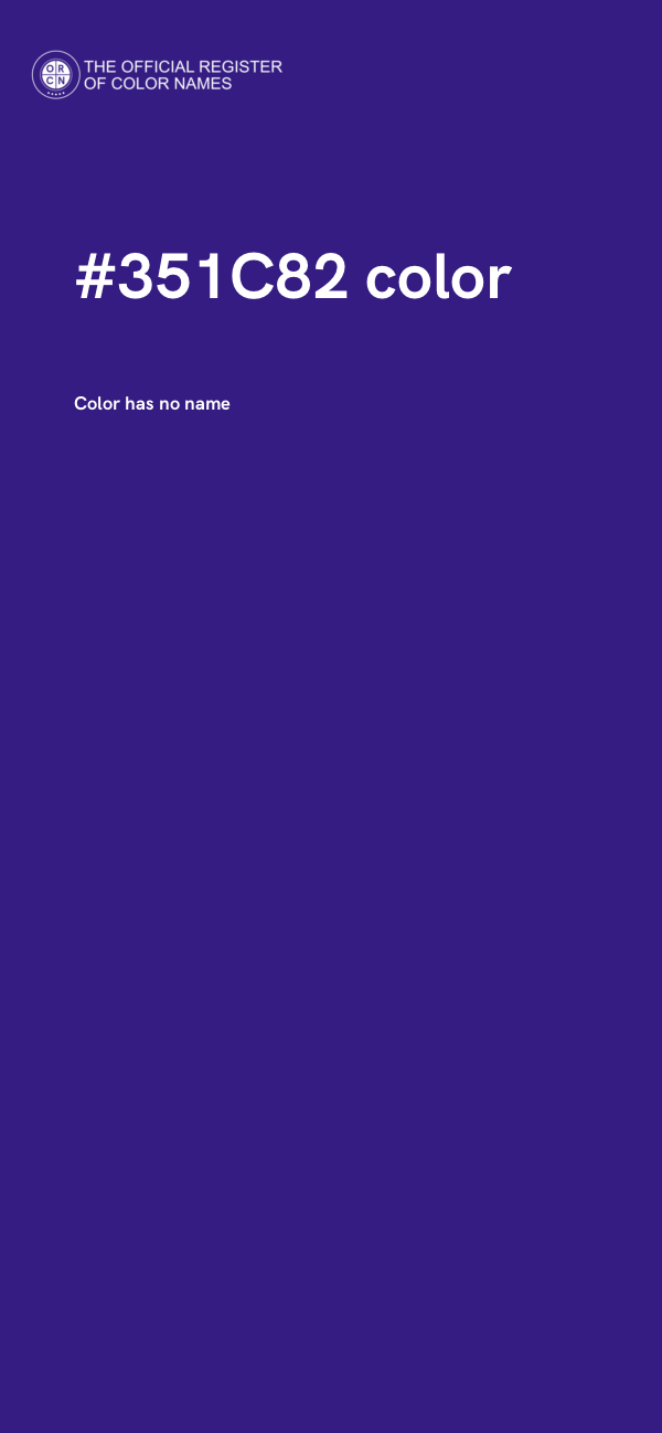 #351C82 color image