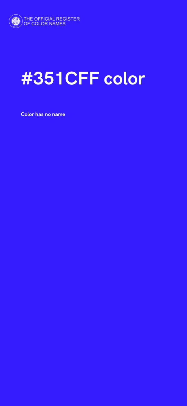 #351CFF color image