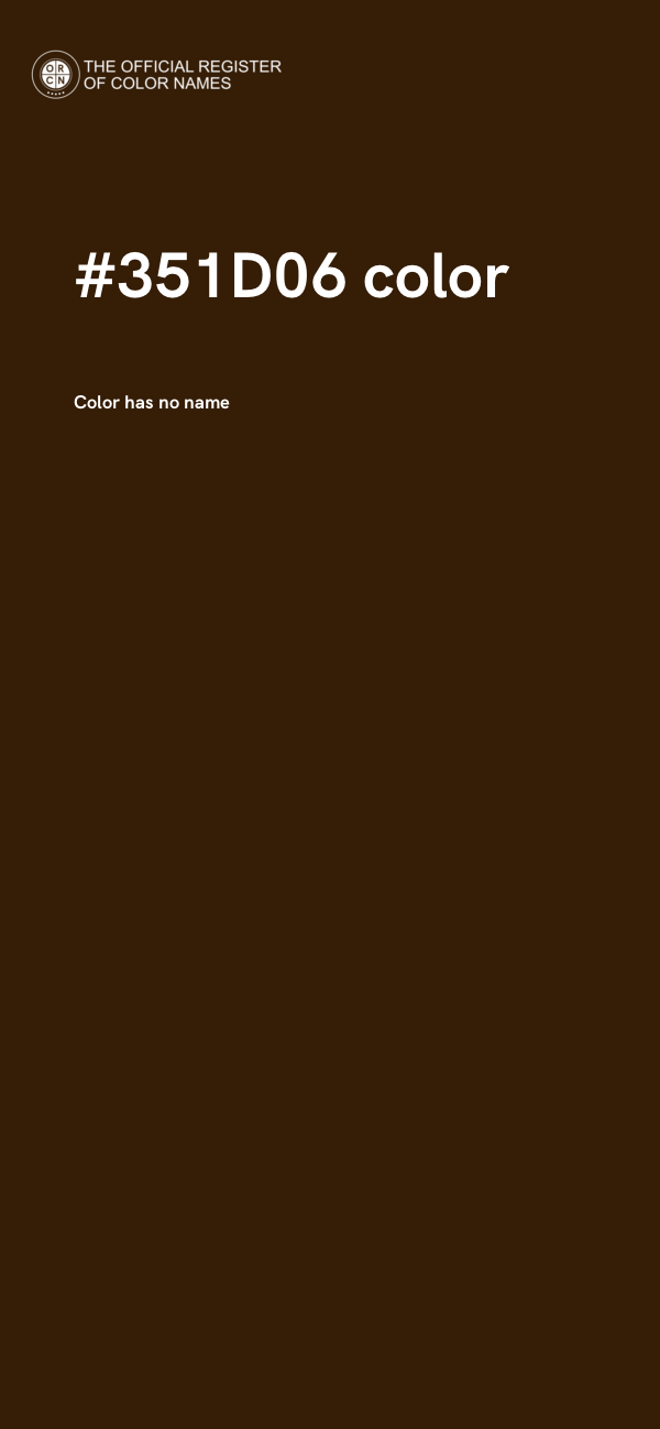 #351D06 color image