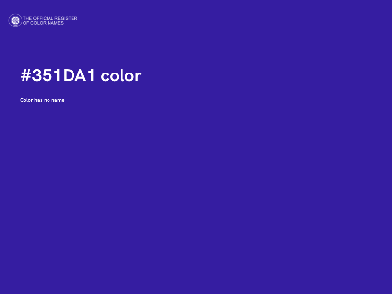 #351DA1 color image