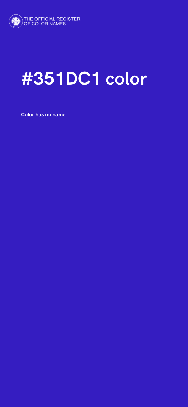 #351DC1 color image