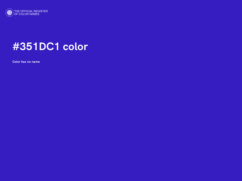 #351DC1 color image