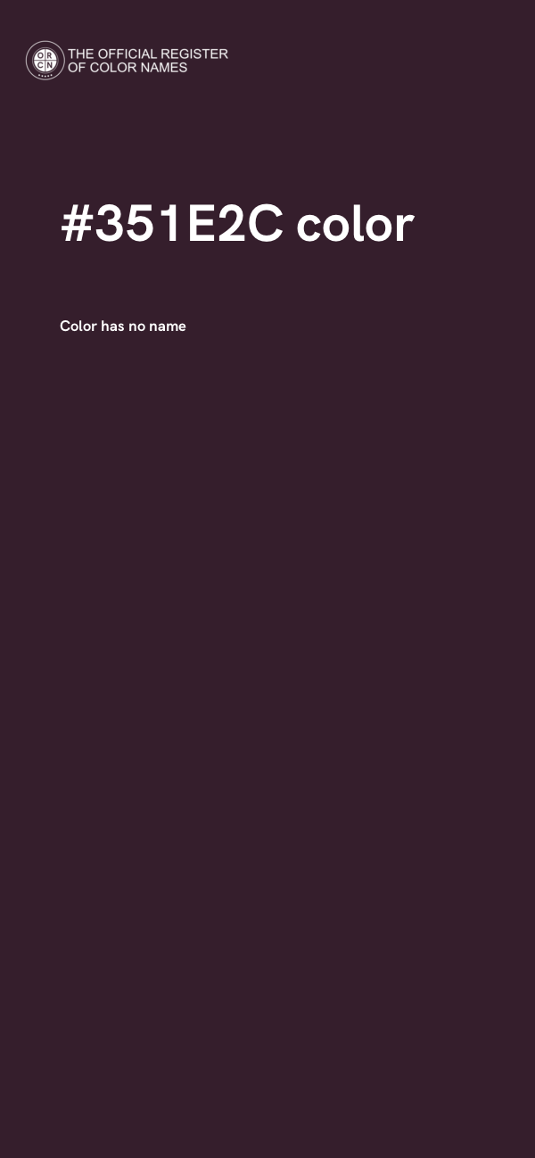 #351E2C color image
