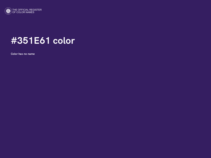 #351E61 color image
