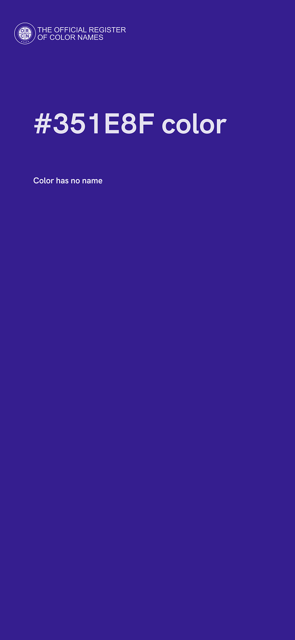 #351E8F color image