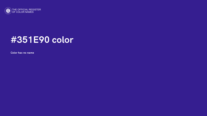#351E90 color image