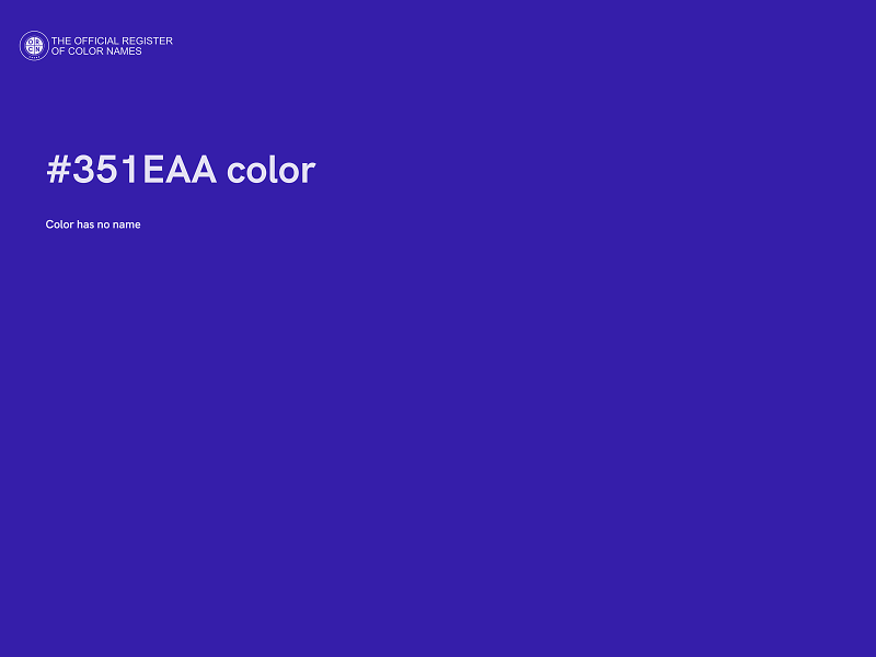 #351EAA color image